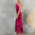 New European And American Plaid Waist Tight Sexy Backless Spaghetti Straps Dress Women - comprar online