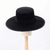 Autumn And Winter New Fashion All-match Flat Top Woolen Bowler Hat - comprar online