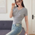 Real Top High Elasticity Slimming Short Sleeved T-shirt na internet