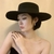 Autumn And Winter New Fashion All-match Flat Top Woolen Bowler Hat na internet