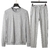 Spring And Autumn No Metal No Drawstring No Pocket Suit Casual Sweatshirt Trousers - Fast shop