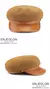 Sheepskin Suede British Net Red Tide Retro Peaked Cap na internet