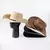 Belt Buckle Wide Brim Curling Wool Cowboy Hat - comprar online