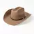 Imagem do Belt Buckle Wide Brim Curling Wool Cowboy Hat