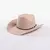 Belt Buckle Wide Brim Curling Wool Cowboy Hat na internet