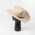 Belt Buckle Wide Brim Curling Wool Cowboy Hat