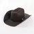 Belt Buckle Wide Brim Curling Wool Cowboy Hat - comprar online