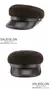 Sheepskin Suede British Net Red Tide Retro Peaked Cap - loja online