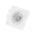 SPOT EMBUTIR QUADRADO FACE PLANA DRICRÓICA MR16 BRANCO - comprar online
