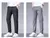 Calça Verão krono de seda gelo em linha reta cintura elastano - KRONO