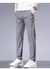Calça Verão krono de seda gelo em linha reta cintura elastano