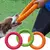 1pc laranja brinquedos para cães pet disco voador anel de treinamento extrator - comprar online