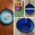 Tigela de comida para animais de estimação portátil durável tpr tigela de co - loja online