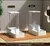 Alimentador automático para gatos e dispensador de água com recipiente de arma na internet