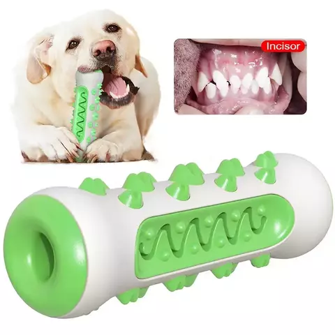 Escova de dentes molar de borracha para cães, brinquedos para mastigar, limpeza