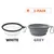 2 pçs dobrável pet silicone cão comida tigela de água acampamento ao ar livr - comprar online