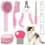 Kit de beleza com escova para gatos, 8 peças, com cortador de unhas e arquivos - PetTrend