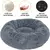 Cama redonda para cães, cama quente de inverno para gatos, cesta de pelúcia pa - PetTrend