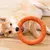 1pc laranja brinquedos para cães pet disco voador anel de treinamento extrator - comprar online