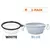 2 pçs dobrável pet silicone cão comida tigela de água acampamento ao ar livr - PetTrend