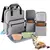 Imagem do 4 conjuntos de bolsa de viagem para cães, multifuncional, organizador de animai