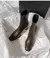 Botas Vintage Cozy | Cano Curto com Salto Grosso & Bico Quadrado Elegante - loja online