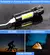 Kit de Lanterna para bicicleta Farol Dianteiro de Bike Led Recarregavel USB Zoom