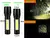 Kit de Lanterna para bicicleta Farol Dianteiro de Bike Led Recarregavel USB Zoom