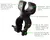 Kit de Lanterna para bicicleta Farol Dianteiro de Bike Led Recarregavel USB Zoom - loja online