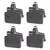 8 pçs/set MTB Montanha Bicicleta Disco Pastilhas de Freio para Shimano M375 M44 na internet