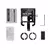 Gub plus 11 suporte giratório para celular de bicicleta 3.5-6.8 polegadas, ajus - loja online