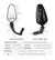 West Biking-Bike Espelho Retrovisor, Rotação 360, Ajustável, Ciclismo Rear Vi