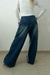 Denim Azul de corte ancho con franjas laterales blancas en internet
