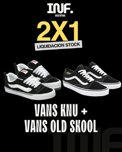 2x1 VANS KNU y VANS OLD SKOOL - ULTIMAS EN STOCK - comprar online