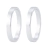Par Aliança Prata Reta 2mm - comprar online