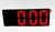 Reloj Despertador Digital Largo - Negro Letras Rojas