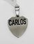 Chapa Escudo Boca con Grabado Personalizado - Acero Quirurgico - Joyeria Daniela