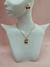 Aros Cerezas Pequeñas - Acero Blanco - Joyeria Daniela