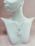 Gargantilla Antiestres Flor de Loto Blanca - Acero Blanco - comprar online