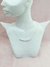 Gargantilla Veneciana Chapa Larga Curva - Acero Blanco - comprar online