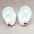 Aros Cerezas Pequeñas - Acero Blanco - comprar online