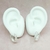 Aros Argollas con Micropave 2.5cm - Acero Blanco - comprar online