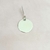 Chapa Circular con Grabado Personalizado - Plata - Joyeria Daniela