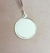 Chapa Circular con Borde con Grabado Personalizado - Plata en internet