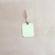 Chapa Rectangular con Grabado Personalizado - Plata - Joyeria Daniela