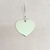 Chapa Corazón con Grabado Personalizado - Plata - Joyeria Daniela