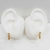 Argollas Bambú con Micropave - Acero Quirurgico Dorado - Joyeria Daniela