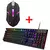 Teclado mecânico retroiluminado com 104 teclas, teclado para jogos com fio, à