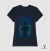 Camiseta Feminina Algodão Peruano Krishna & Tulsi — Doce Melodia Dourada - Garimpo Cósmico