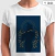 Camiseta Feminina Algodão Peruano Krishna & Tulsi — Doce Melodia Dourada